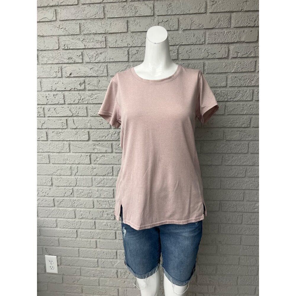 RBX Women Pink Short Sleeve Active Top Size M